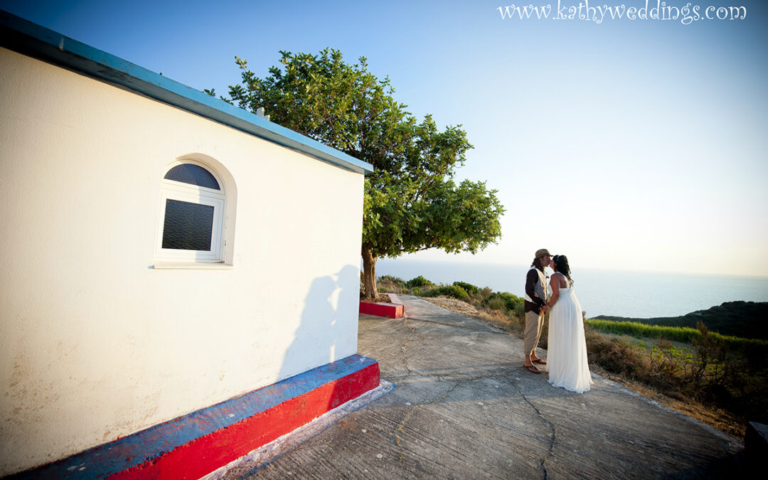 Rebecca + John | Greece Wedding