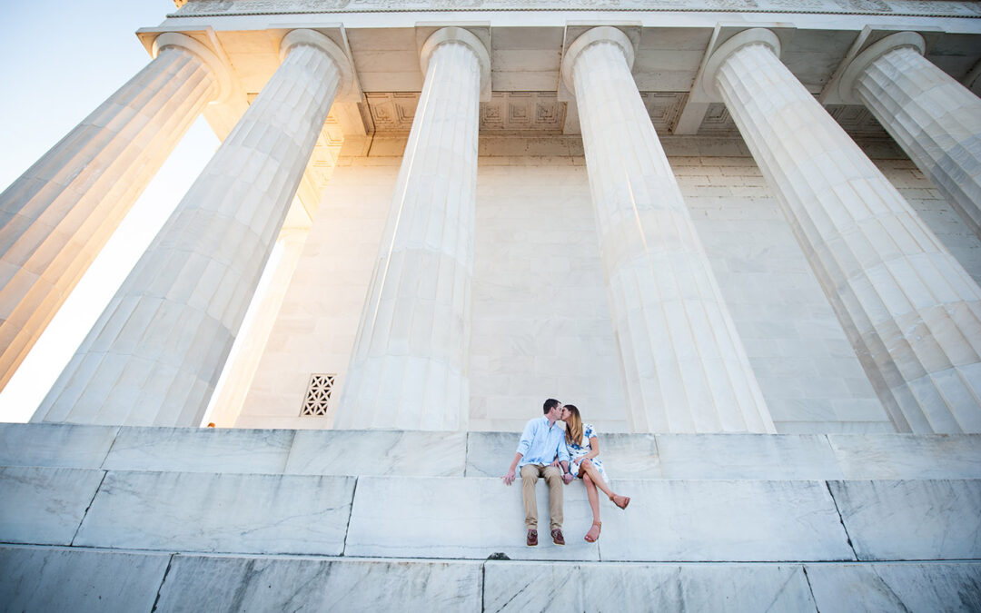 Washington DC Engagement Session | Georgetown Engagement Session | Domino + Hank